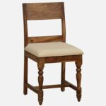 Shubham Handicraft Tile Solid Sheesham Wood 6 Seater Dining Table Set with Cushioned Bench & Chairs | Premium Handcrafted Wooden Dining Furniture - Image 3