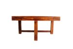 Sheesham Wood Trestle Dining Table - Image 2