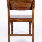Sheesham Wood Dining Chair with Contoured Seat - Image 15