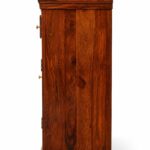 Sheesham Wood Tall Narrow Storage Cabinet