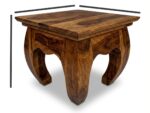 Sheesham Wood Opium Nesting Stool Set (Set of 3) - Image 14