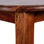 Sheesham Wood Round Side Table (Classic Leg Design)
