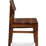Sheesham Wood Dining Chair | Backcut Design Wooden Chair for Dining Room(set of 2) - Image 11