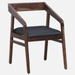 klint Sheesham Wood Arm Chair In Honey Oak Finish(Set of 2) - Image 5