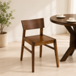 Kerona Sheesham Wood Chair in Rustic Brown Finish(SET OF 2)