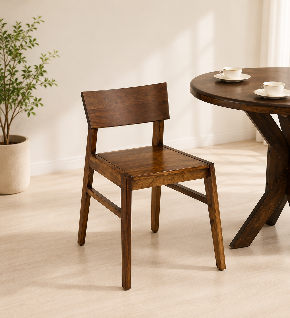Kerona-Sheesham-Wood-Chair-in-Rustic-Brown-Finish-classic-wood-1.png Kerona Sheesham Wood Chair in Rustic Brown Finish(SET OF 2) - Image 1