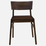Kerona Sheesham Wood Chair in Rustic Brown Finish(SET OF 2) - Image 2