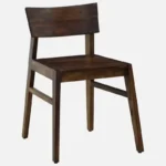 Kerona Sheesham Wood Chair in Rustic Brown Finish(SET OF 2) - Image 3