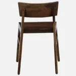 Kerona Sheesham Wood Chair in Rustic Brown Finish(SET OF 2) - Image 4