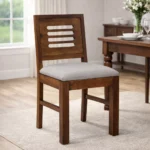 Tortina Sheesham Wood Dining Chair with Cushion Seat (SET OF 2)