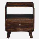 Palencia Natural Finish Wooden Side Table (SET OF 2) - Image 3