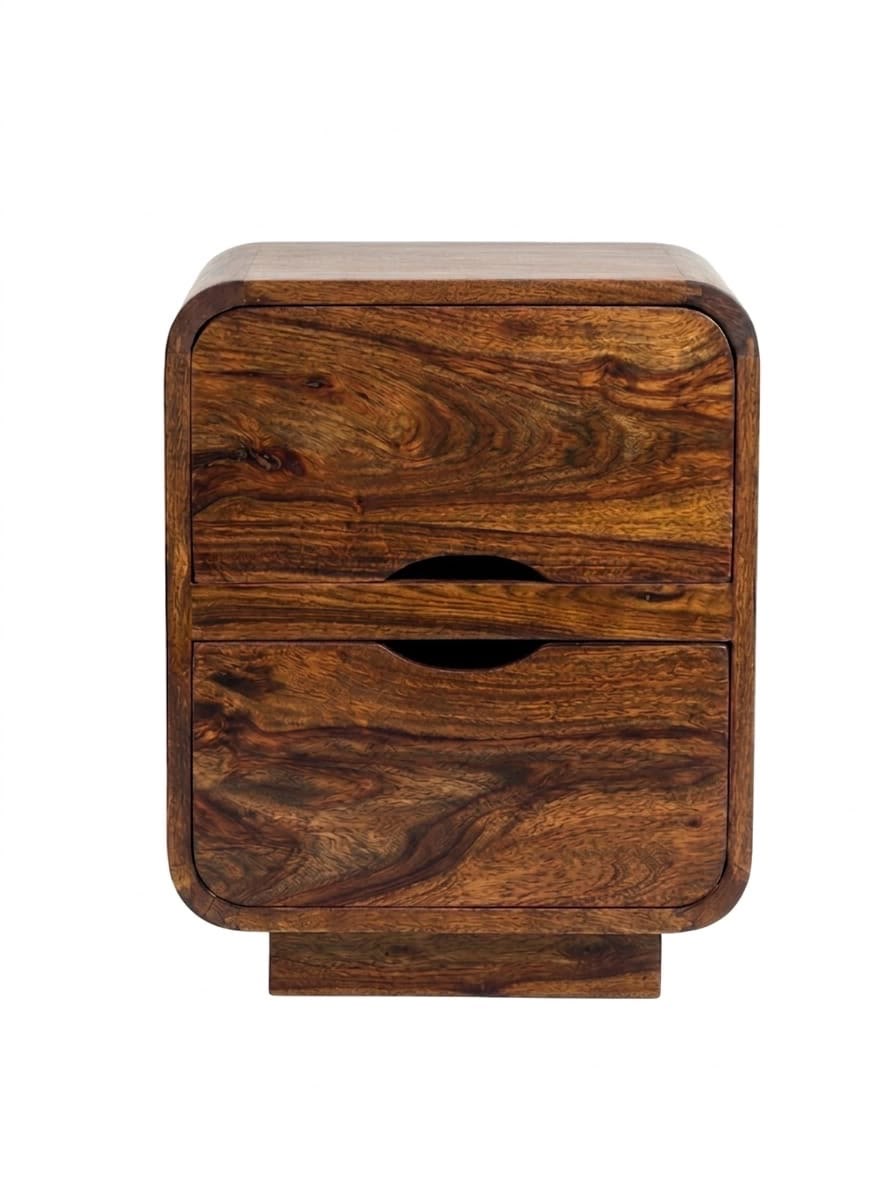 IMG-20260807-WA0058.jpg Sheesham Wood Rounded 2-Drawer Bedside Table(SET OF 2) - Image 1